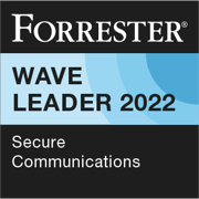 Forrester wave leader badge