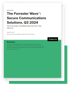 Forrester report cover